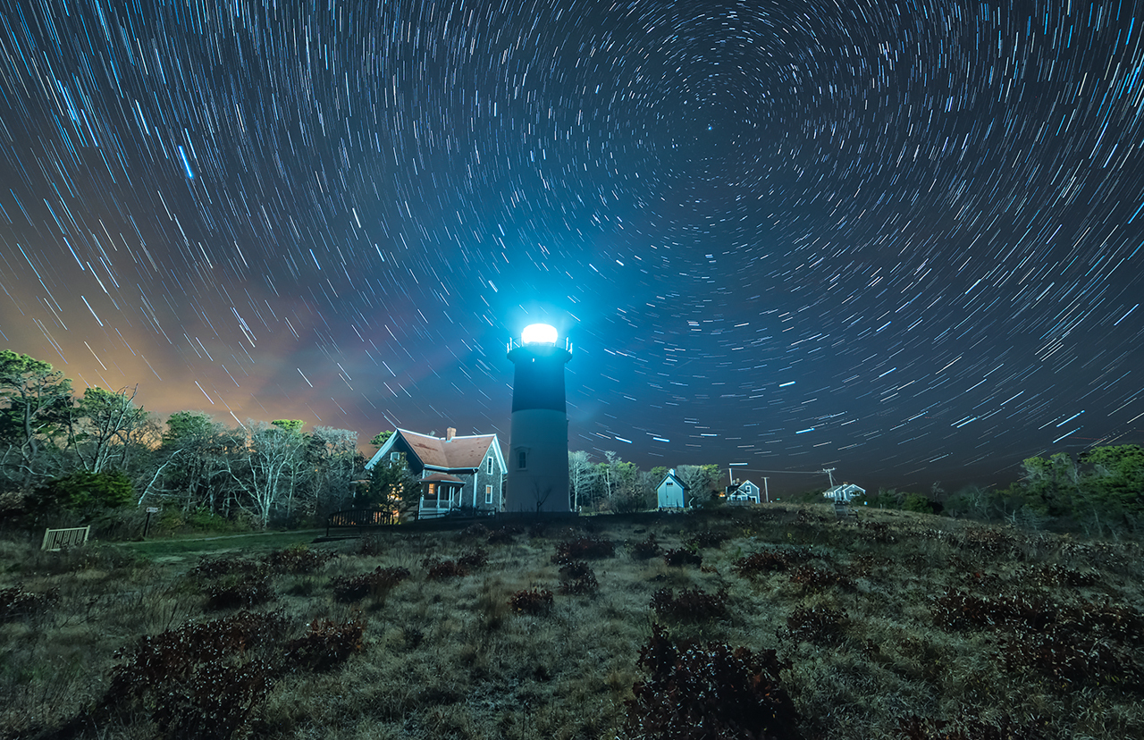 Star Trails at Nauset Lighthouse